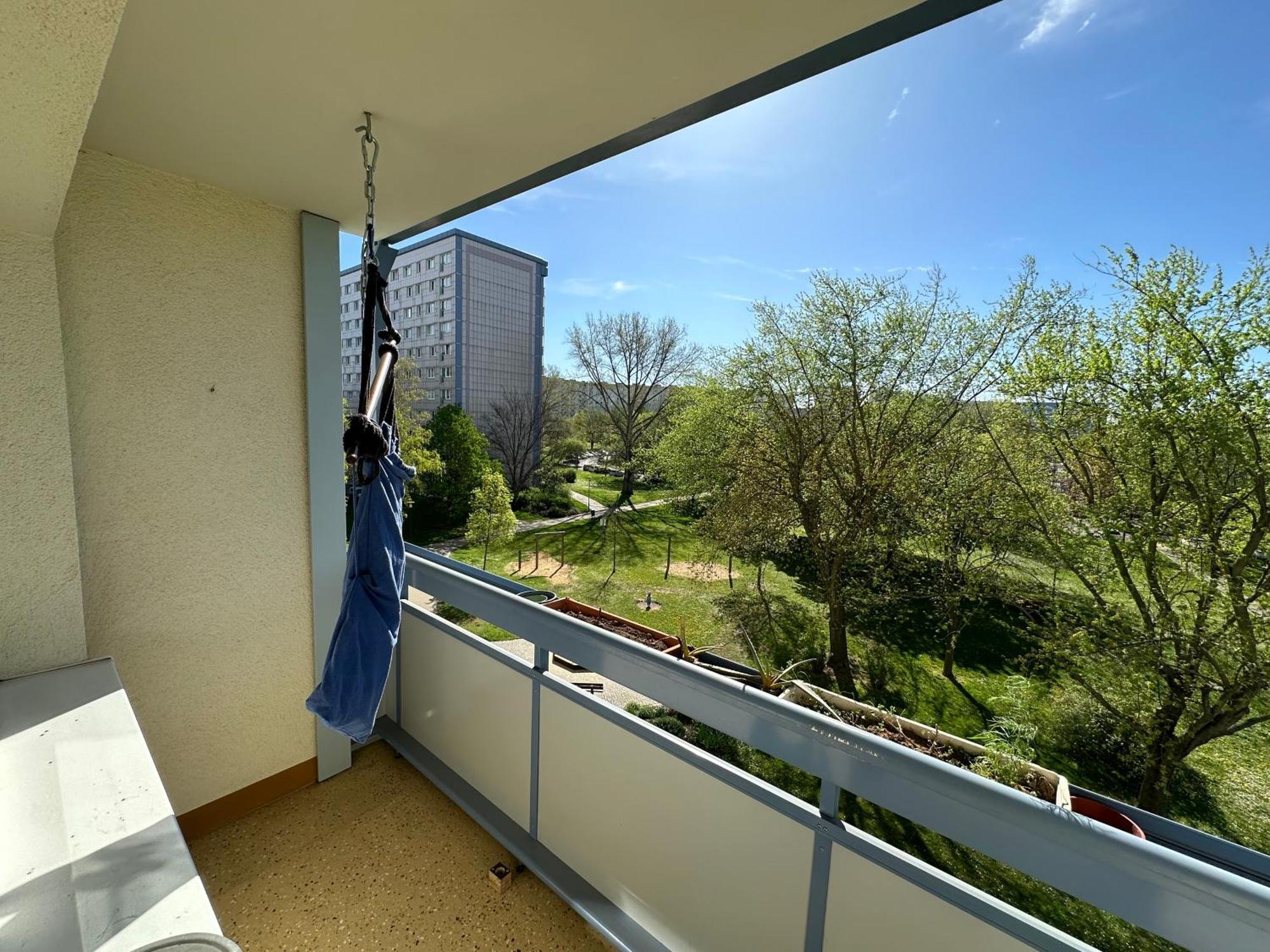 Ruhige Sonnige 1,5 Zimmer Wohnung Érfurt Exterior foto