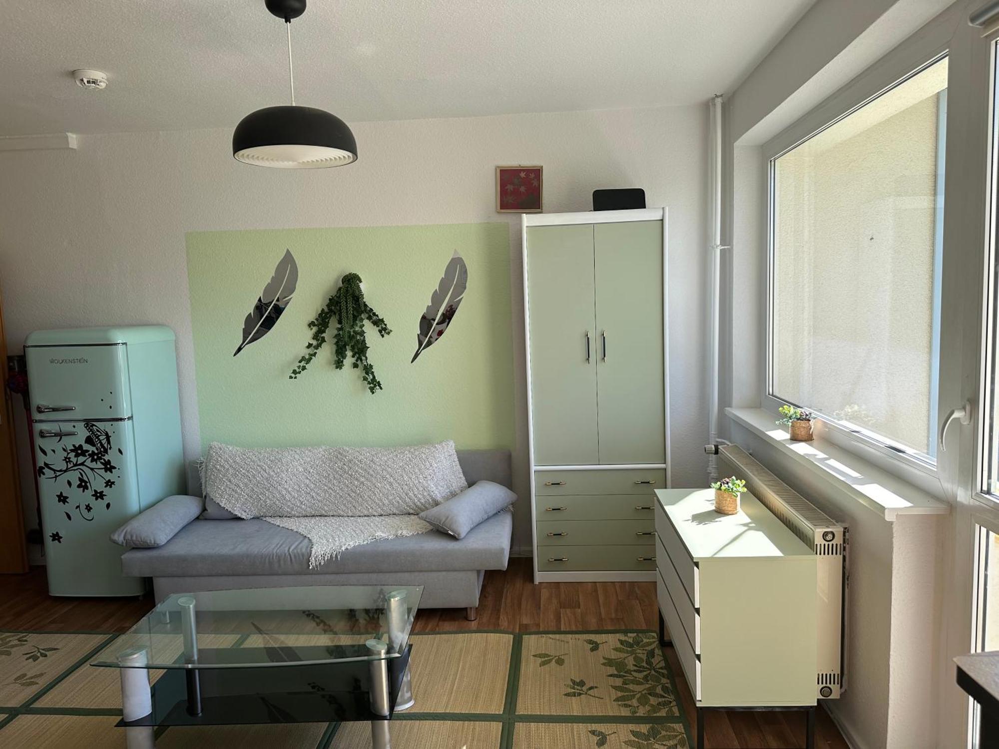 Ruhige Sonnige 1,5 Zimmer Wohnung Érfurt Exterior foto